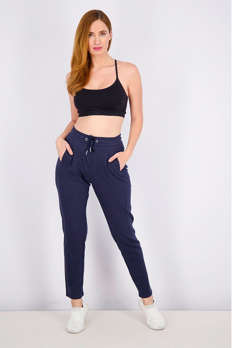 Tchibo Women Stretchable Jogger Pants, Navy Blue - Image 4